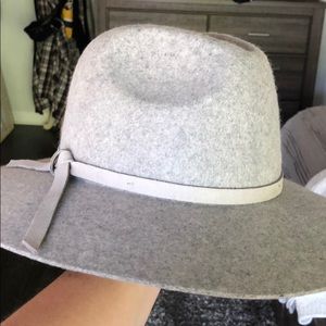 Gray Wool Hat